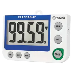 TRACEABLE 5013 Led Flash Big Digit Alarm Timer | AE9KLK 6KED7