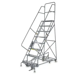 TRI-ARC KDED113246 Rolling Ladder Handrail Platform 130 Inch Height | AA9CUL 1CJK4