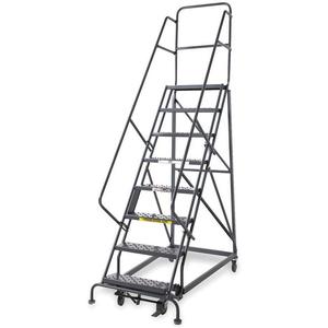 TRI-ARC KDHD108246 Rolling Ladder Unassembled Handrail Platform 80 Inch Height | AC2WCJ 2NJV6
