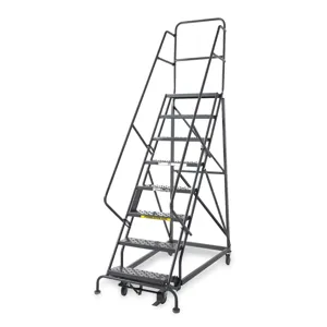 TRI-ARC KDHD111246 Rolling Ladder Unassembled Handrail Platform 110 Inch Height | AC2WCM 2NJV9