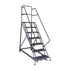 TRI-ARC KDHS109246 Rolling Ladder Unassembled Handrail Platform 90 Inch Height | AD9EEU 4RCN7