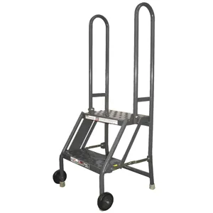 TRI-ARC KDMF102166 Rolling Ladder Handrail Platform 20 Inch Height | AD9EFV 4RCT4