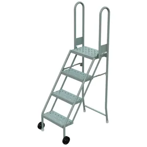 TRI-ARC KDMF104166 Rolling Ladder Handrail Platform 40 Inch Height | AD9EFX 4RCT6