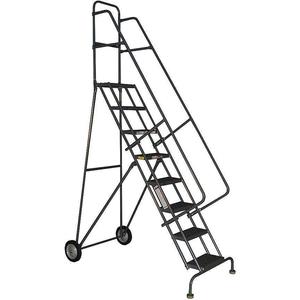 TRI-ARC KDRF110162 Rolling Ladder Unassembled Handrail Platform 100 Inch Height | AD9EFT 4RCT2
