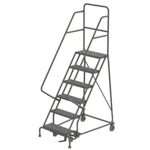 TRI-ARC KDSR107242 Rolling Ladder Unassembled Handrail Platform 70 Inch Height | AA6YYB 15F027