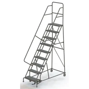 TRI-ARC KDSR109246 Rolling Ladder Unassembled Handrail Platform 90 Inch Height | AA6YXT 15F017