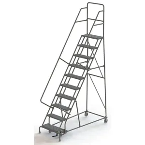 TRI-ARC KDSR110246 Rolling Ladder Unassembled Handrail Platform 100 Inch Height | AA6YXU 15F018