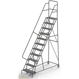 TRI-ARC KDSR111246 Rolling Ladder Unassembled Handrail Platform 110 Inch Height | AA6YXV 15F019