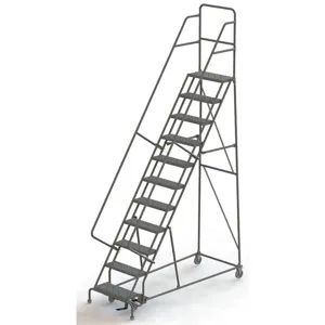 TRI-ARC KDSR111246 Rolling Ladder Unassembled Handrail Platform 110 Inch Height | AA6YXV 15F019