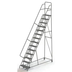 TRI-ARC KDSR114242 Rolling Ladder Unassembled Handrail Platform 140 Inch Height | AA6YYJ 15F034