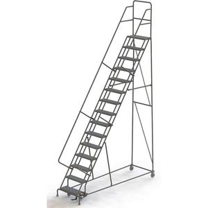 TRI-ARC KDSR115242 Rolling Ladder Unassembled Handrail Platform 150 Inch Height | AA6YYK 15F035