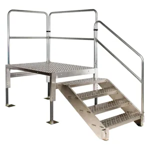 TRI-ARC TAVSC34-AS Stair Unit Aluminium 3 To 4 Steps 1000 Lb Cap | AD4RHT 43X966