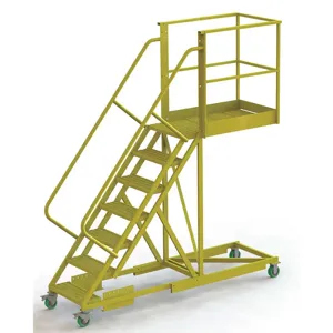 TRI-ARC UCS500740242 Rolling Ladder Unassembled Handrail Platform 70 inch Height | AA6YWA 15E975