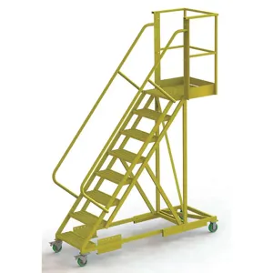 TRI-ARC UCS500820242 Rolling Ladder Unassembled Handrail Platform 80 inch Height | AA6YVE 15E956