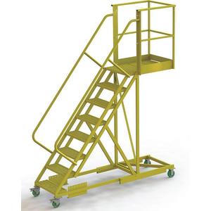 TRI-ARC UCS500830242 Rolling Ladder Unassembled Handrail Platform 80 inch Height | AA6YVQ 15E966