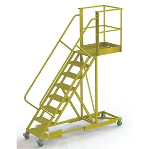 TRI-ARC UCS500830242 Rolling Ladder Unassembled Handrail Platform 80 inch Height | AA6YVQ 15E966