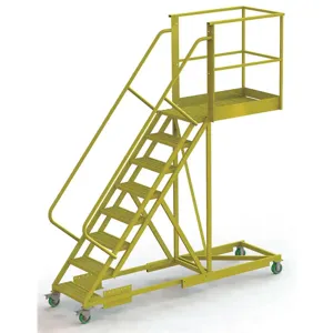 TRI-ARC UCS500940242 Rolling Ladder Unassembled Handrail Platform 90 inch Height | AA6YWC 15E977