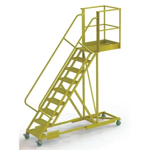 TRI-ARC UCS500930242 Rolling Ladder Unassembled Handrail Platform 90 inch Height | AA6YVR 15E967