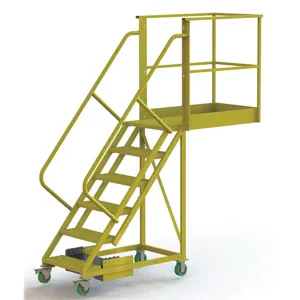 TRI-ARC UCU500640242 Rolling Ladder Unassembled Handrail Platform 60 inch Height | AA6YXG 15F005