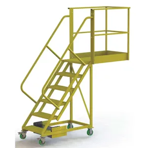 TRI-ARC UCU500640246 Rolling Ladder Unassembled Handrail Platform 60 inch Height | AA6YXB 15E999