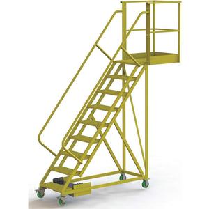 TRI-ARC UCU500930242 Rolling Ladder Unassembled Handrail Platform 90 inch Height | AA6YWZ 15E997
