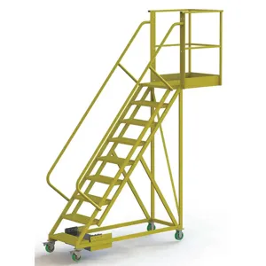 TRI-ARC UCU500930242 Rolling Ladder Unassembled Handrail Platform 90 inch Height | AA6YWZ 15E997