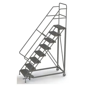 TRI-ARC UKDEC108242 Rolling Ladder 8 Steps Serrated Tread | AF9ACX 29RJ42