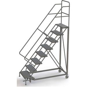 TRI-ARC UKDEC108246 Rolling Ladder 8 Steps Perforated Tread | AF9ADH 29RJ52