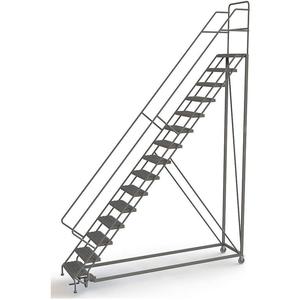 TRI-ARC UKDEC115242 Rolling Ladder 14 Steps Serrated Tread | AF9ADE 29RJ49