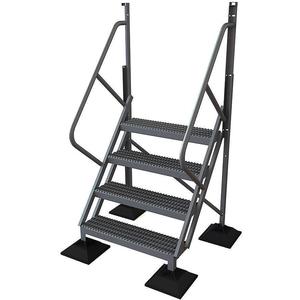 TRI-ARC URTL504 4 Step 50 Degree Incline Ladder 40 Inch Height | AF9ABX 29RJ19