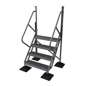 TRI-ARC URTL504 4 Step 50 Degree Incline Ladder 40 Inch Height | AF9ABX 29RJ19