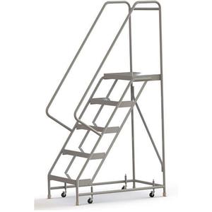 TRI-ARC WLAR105244 Rolling Ladder 5 Steps Ribbed Tread | AF9AFM 29RK15