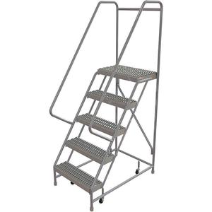 TRI-ARC WLAR105245 Rolling Ladder 5 Steps Serrated Tread | AF9AEW 29RJ95