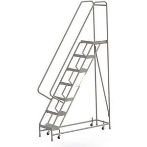 TRI-ARC WLAR107164 Rolling Ladder 7 Steps Serrated Tread | AF9AFH 29RK11