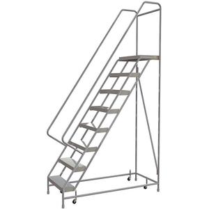 TRI-ARC WLAR108244 Rolling Ladder 8 Steps Serrated Tread | AF9AFQ 29RK18