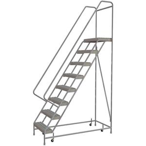 TRI-ARC WLAR108245 Rolling Ladder 8 Steps Serrated Tread | AF9AEZ 29RJ98
