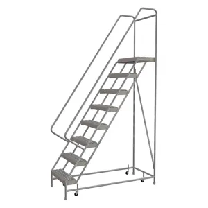 TRI-ARC WLAR108245 Rolling Ladder 8 Steps Serrated Tread | AF9AEZ 29RJ98