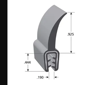 TRIM LOK INC DD1201-100 Flap Seal Coex 100 Feet | AD4VHZ 44M852