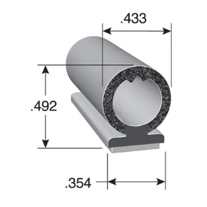 TRIM LOK INC DD1604BT-100 Pedastal Seal Dual Duro 100 Feet | AD4VHT 44M846