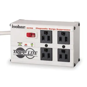 TRIPP LITE ISOBAR 4 ULTRA Surge Suppressor 12a 4 Outlet 6 Feet Gray | AE4CWQ 5JK03