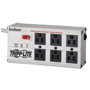 TRIPP LITE ISOBAR 6 ULTRA Surge Suppressor 12a 6 Outlet 6 Feet Gray | AE4CWR 5JK04