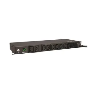 TRIPP LITE PDUMH20HV Pdu 20a 10 Outlet 12 Feet Black | AA6HUM 14A324