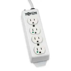 TRIPP LITE PS-415-HG Outlet Strip 15a 4 Outlet 15 Feet White | AA8ZKF 1AYB3