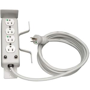 TRIPP LITE PS410HGOEMX Outlet Strip 15a 4 Outlet 10 Feet White | AB8CRK 25D145