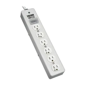 TRIPP LITE SPS606HGRA Surge Suppressor 15a 6 Outlet 6 Feet Gray | AA8QTQ 19N899