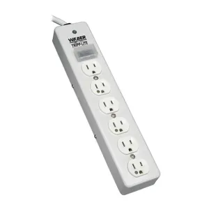 TRIPP LITE SPS610HGRA Surge Suppressor 15a 6 Outlet 10 Feet Gray | AA8QTR 19N901