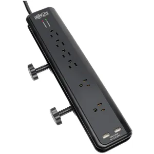 TRIPP LITE TLP606DMUSB Surge Suppressor 2100 Joules 120v | AF9LNG 30EF41