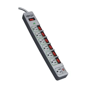 TRIPP LITE TLP76MSG Surge Suppressor 15a 7 Outlet 6 Feet Gray | AA6YEG 15D976