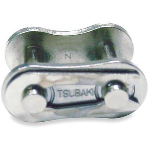 TSUBAKI 40SS C/L Roller Chain Connecting Link#40 Stainless Steel - Pack Of 5 | AE9NMU 6L094
