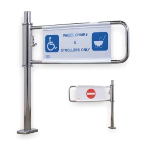 TURNSTILE 2031-M-EX Lockable Gate | AC3PBM 2VAV7